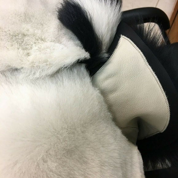 Inès & Maréchal White "Aquavit" Lambskin Coat - Picture 4 of 6